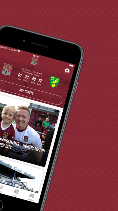 Northampton Town FC Screenshot