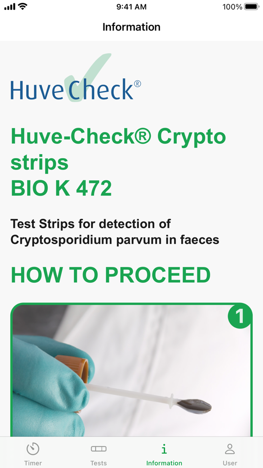 #3. Huve Check® V2 (iOS) Ved: Bio-X Diagnostics
