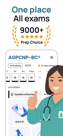 ANCC AGPCNP-BC Exam Prep Test screenshot