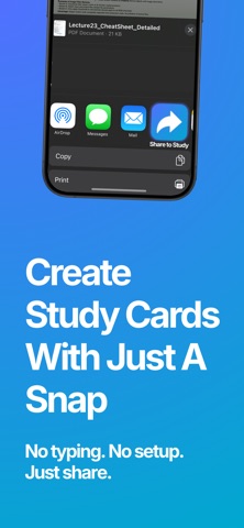 StudyShare: AI Flashcards App iPhone screenshot