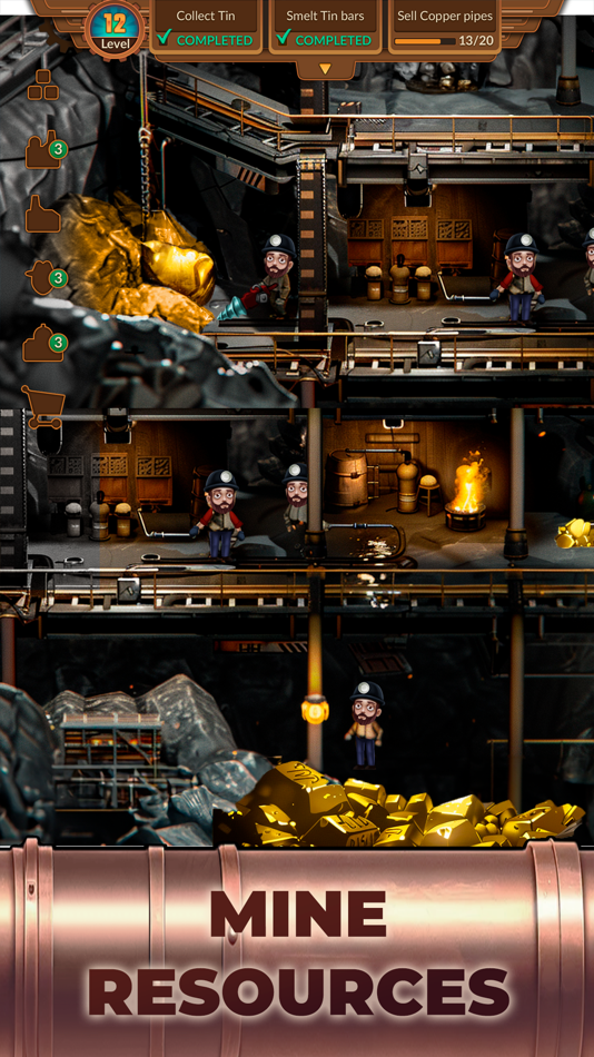 #2. Metropolis Tycoon Mining Games (iOS) Podle: Game Veterans