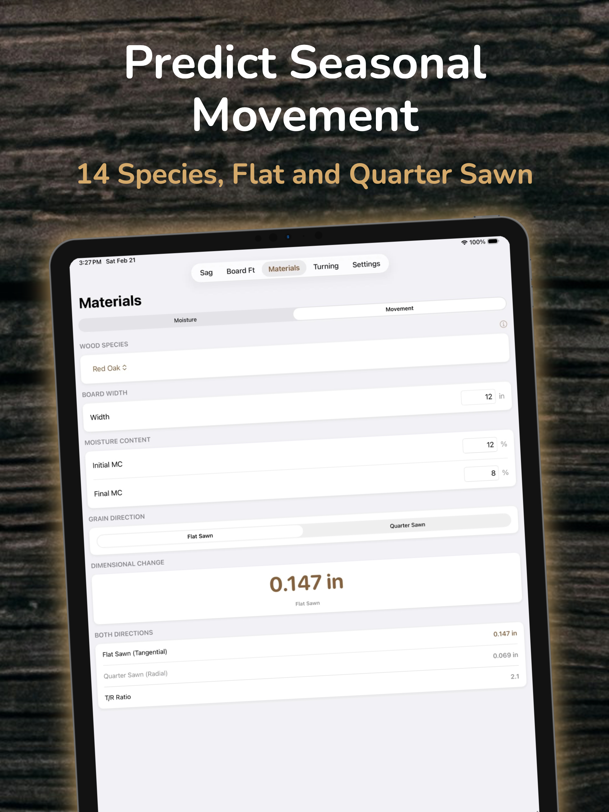 Wood Calc: Shop Calculator