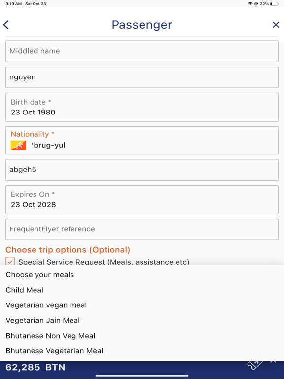 Drukair iPad screenshot 9 - Travel app