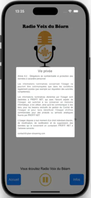 Radio Voix du Béarn Pau screenshot 4
