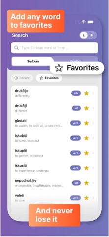 GOVORI Serbian iPhone screenshot