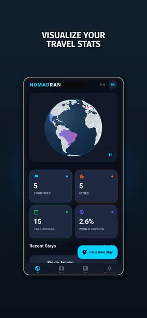 NomadRank: Rate Visited Places screenshot 1