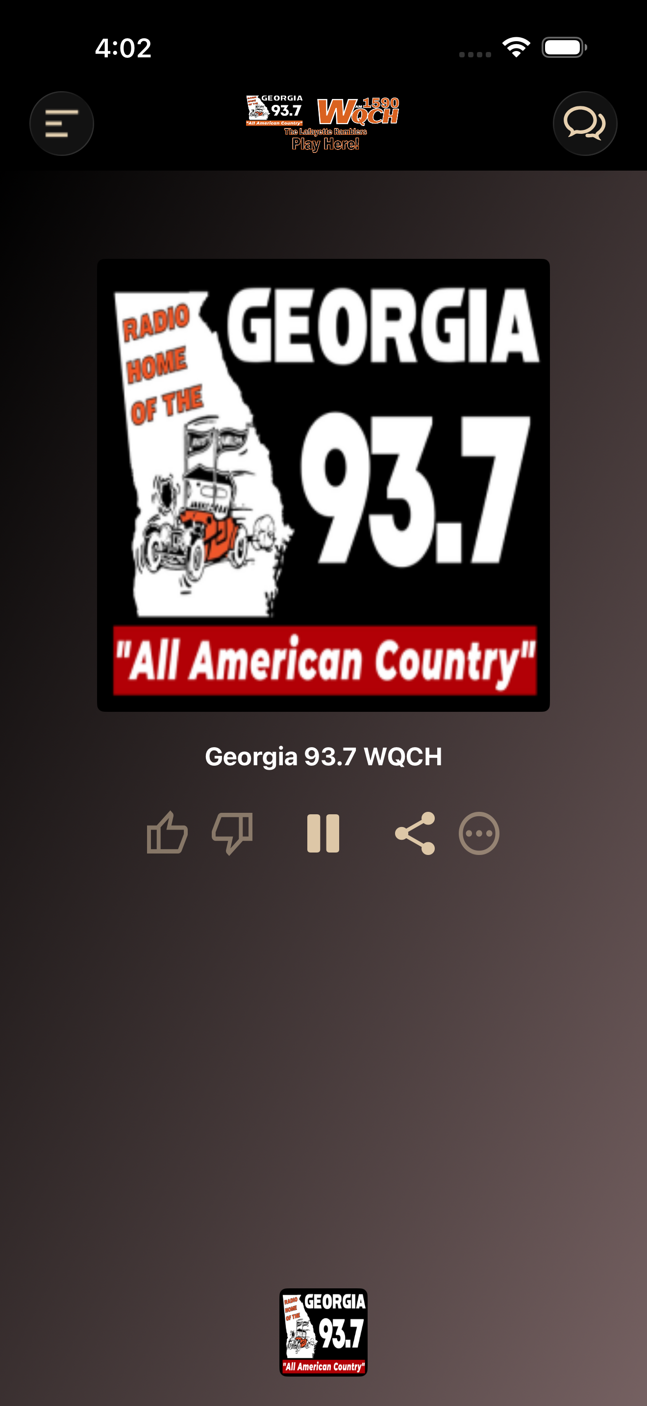 Georgia 93.7 WQCH screenshot 2