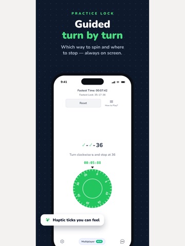 Practice Lock | Combination iPad screenshot 2