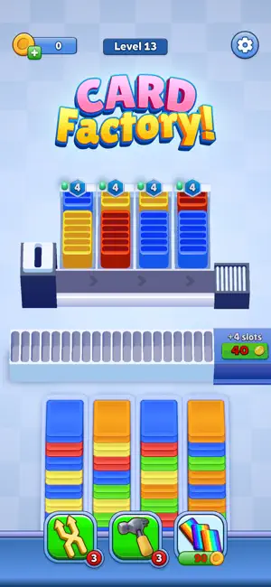 Card Factory! Relaxing Puzzle screenshot 1