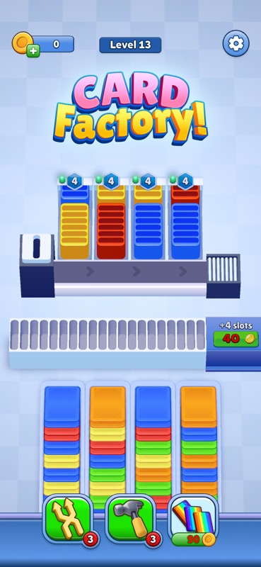 Card Factory! Relaxing Puzzle screenshot 1