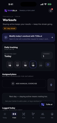 TrainZilla for Clients Screenshot 4 of 5