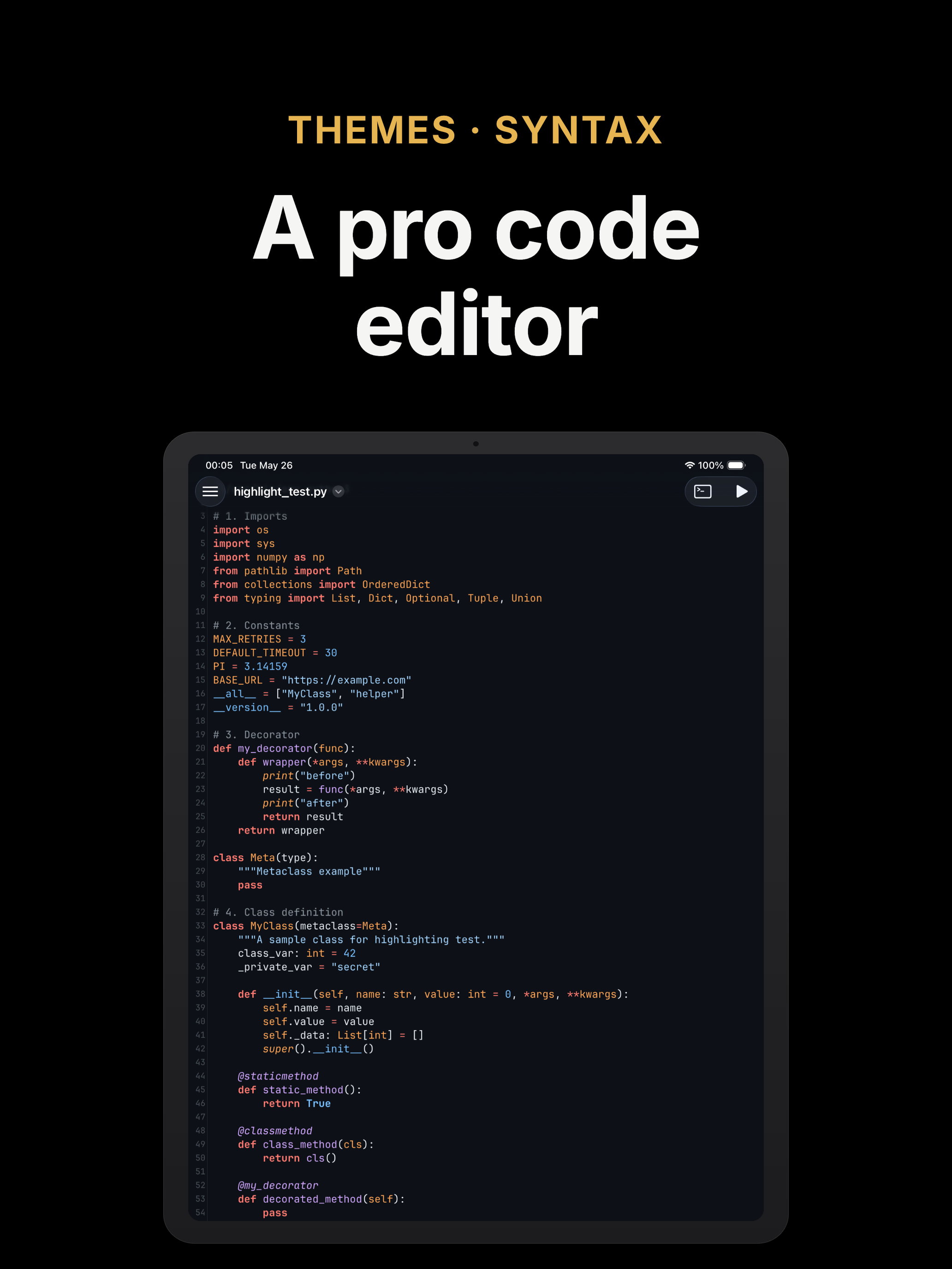 Pythona - Python 3 IDE
