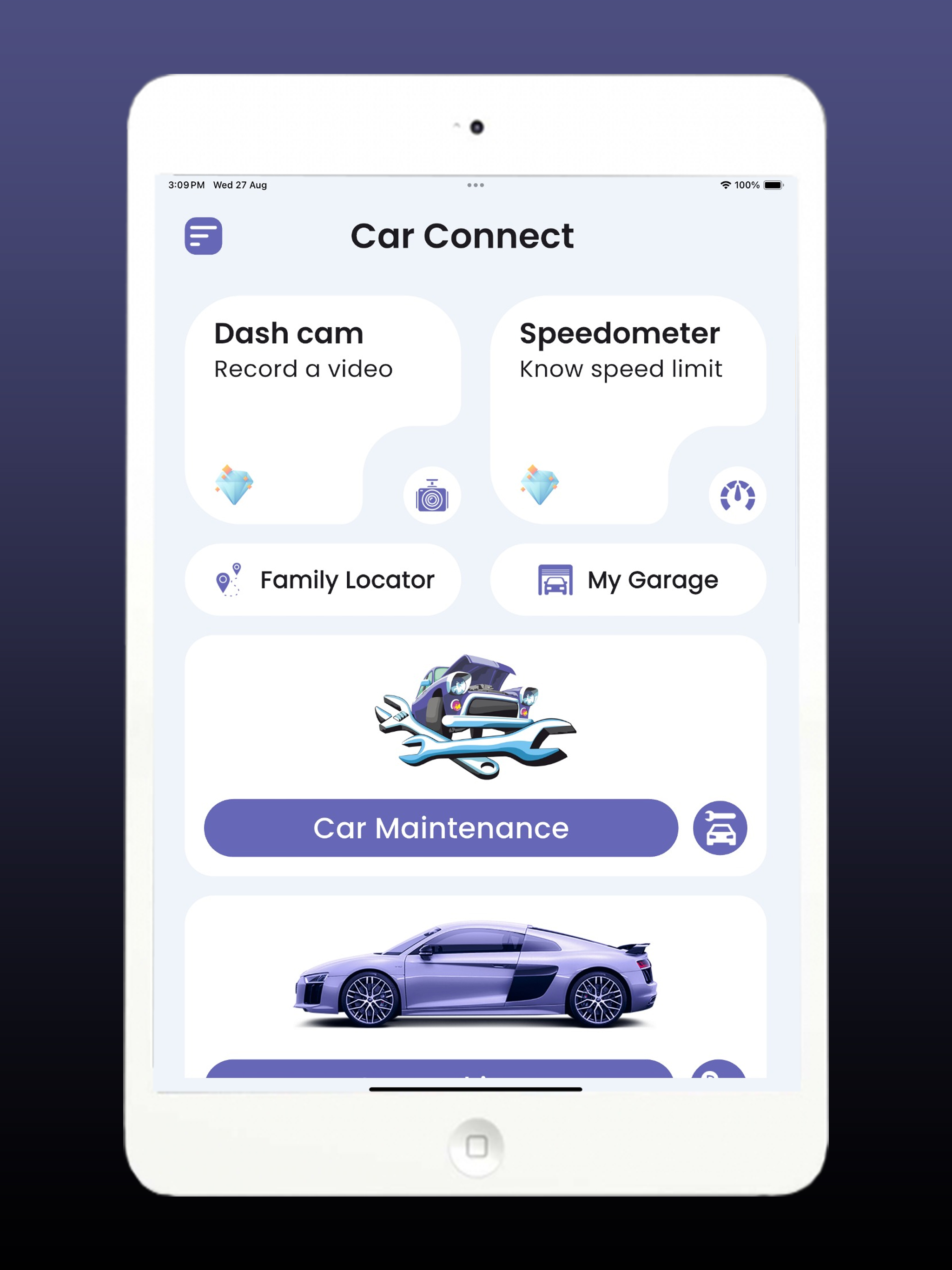 Entune app suite: Car Sync