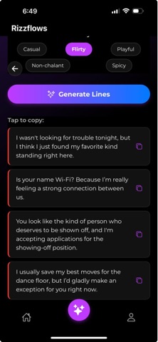 Rizzflows: Rizz Assistant Screenshot 3 of 3