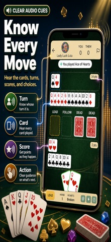 Card World: Rummy Hearts & Gin iPhone screenshot