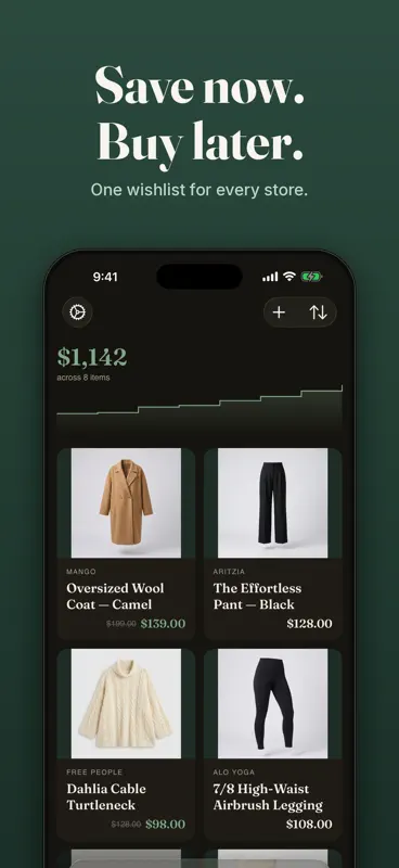ForLater: AI Shopping Wishlist screenshot 2 of 7