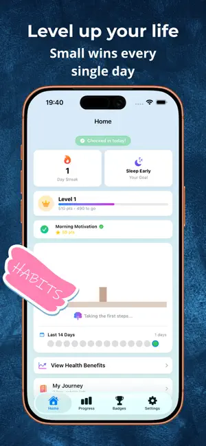 Habit Node: Atom Habit Tracker screenshot 1
