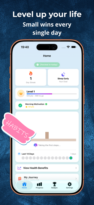 Habit Node: Atom Habit Tracker Screenshot 1 of 7
