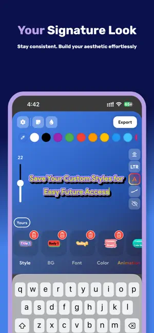 Fonta: Font Story for IG screenshot 6