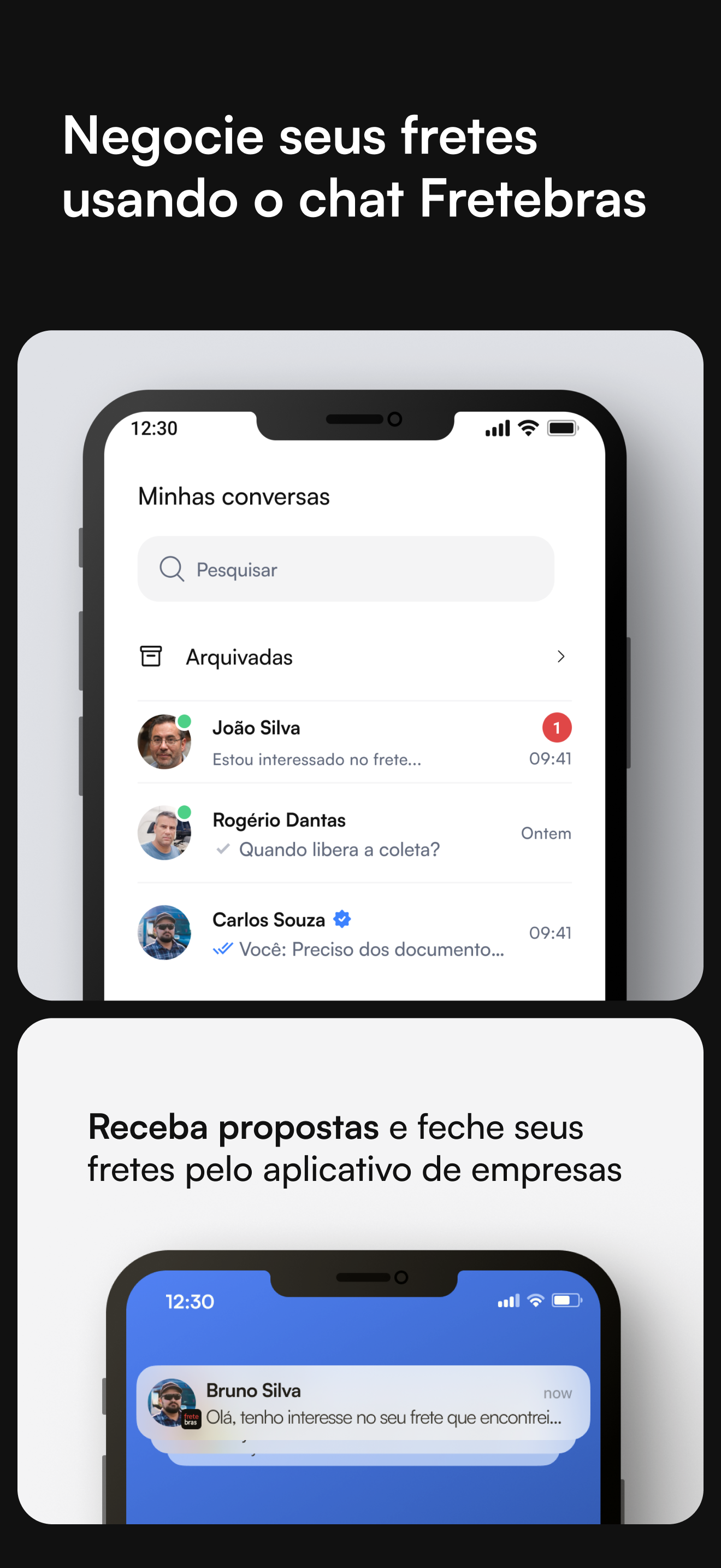 Fretebras - Chat Empresa