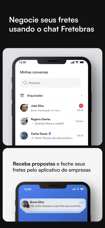 Fretebras - Chat Empresa screenshot 1 of 4