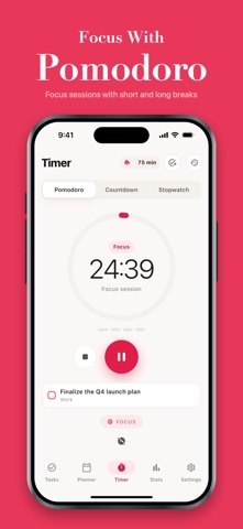 DayStack: Todo & Pomodoro Screenshot 3 of 8