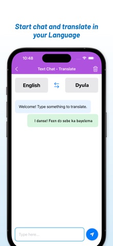 English - Dyula Translator screenshot