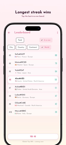 Kiss Counter: Couple Game iPhone screenshot