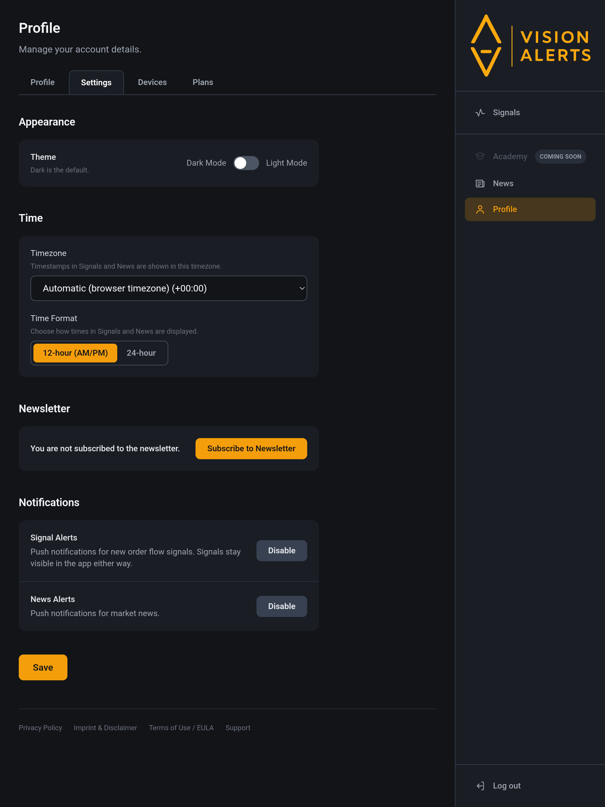 VISION ALERTS screenshot 9