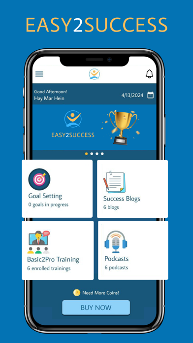 Easy2Success iPhone screenshot 2 - Productivity app