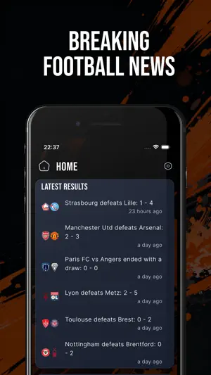 Foot Live Score: News & Videos screenshot 1