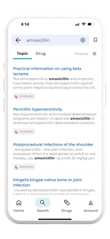 Therapeutic Guidelines screenshot