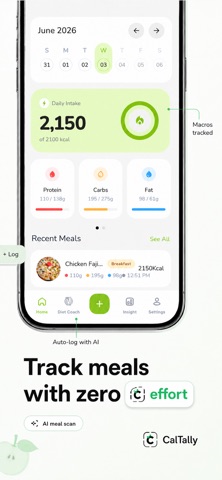 CalTally: Calorie Counter Screenshot 1 of 5