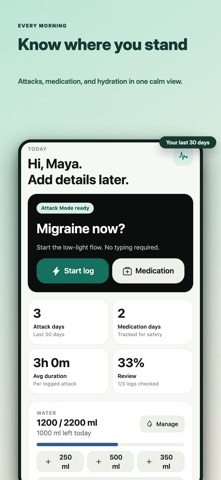 Migraine Manager & Tracker Screenshot 2 of 6
