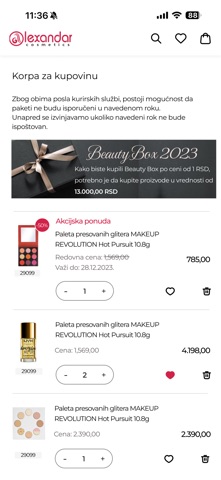 Alexandar Cosmetics Screenshot 7 of 10