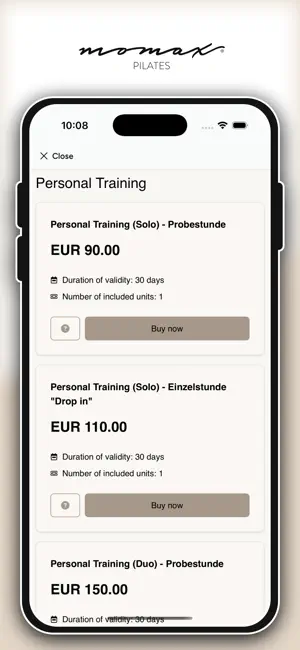 Momax Pilates screenshot 3