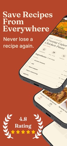 Recipe Keeper & Cookbook: olly iPhone screenshot