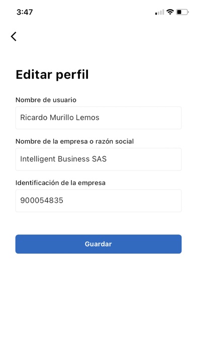App screenshot