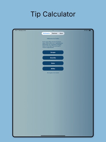 Trinkify | Tipping Worldwide iPad screenshot