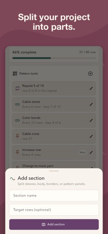 Stitchline: Row Counter Screenshot 3 of 6