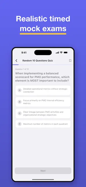 PMI PMO-CP Exam Prep screenshot 4