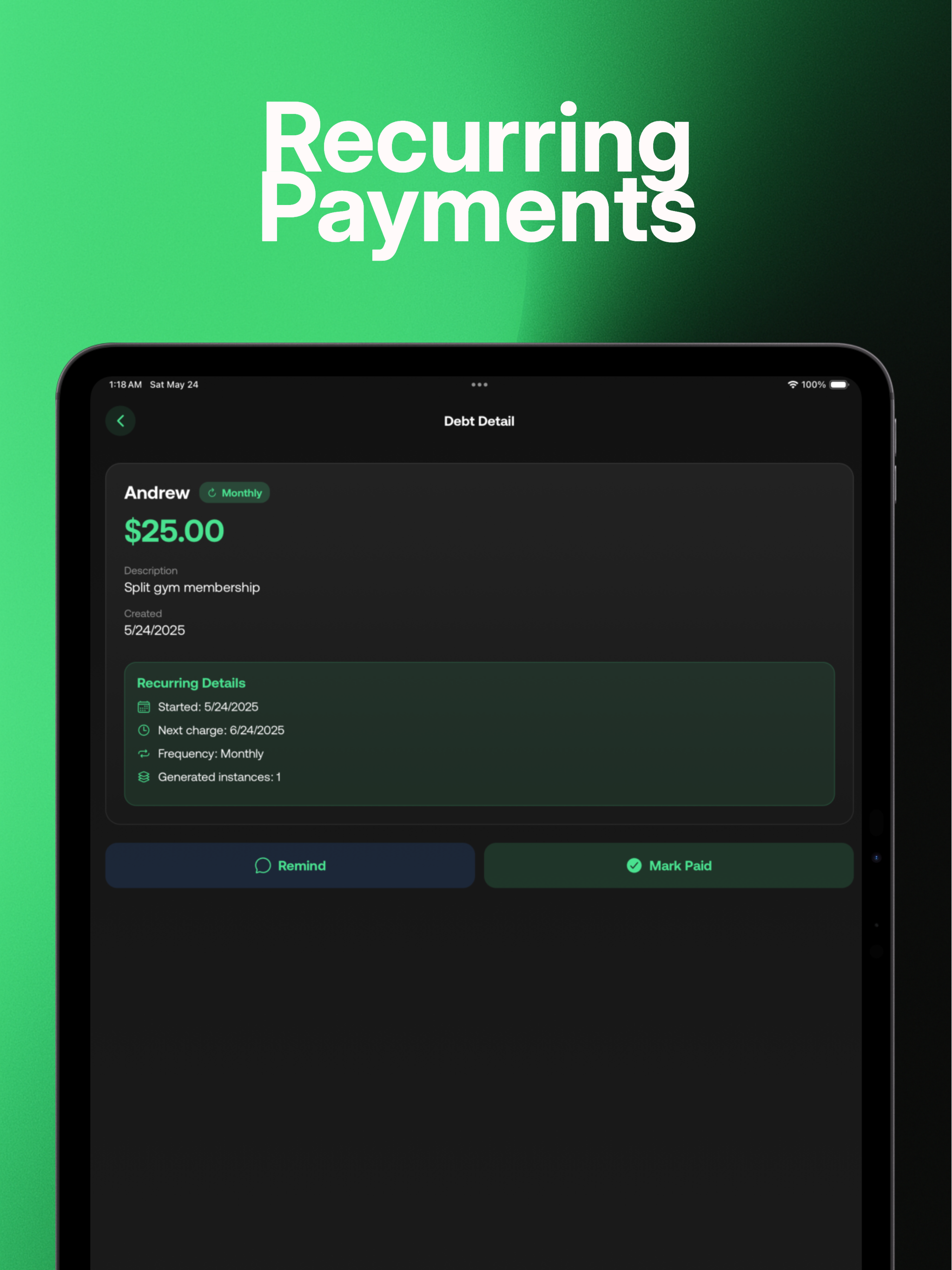 Paid - Debt Tracker