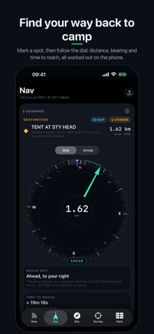 SatData: GPS Compass & Sunrise screenshot 2