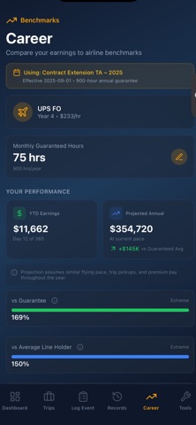 PilotPay Tracker Screenshot 2 of 3