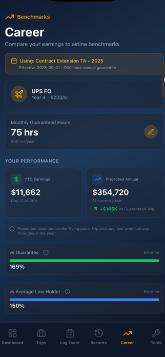PilotPay Tracker Screenshot 2 of 3
