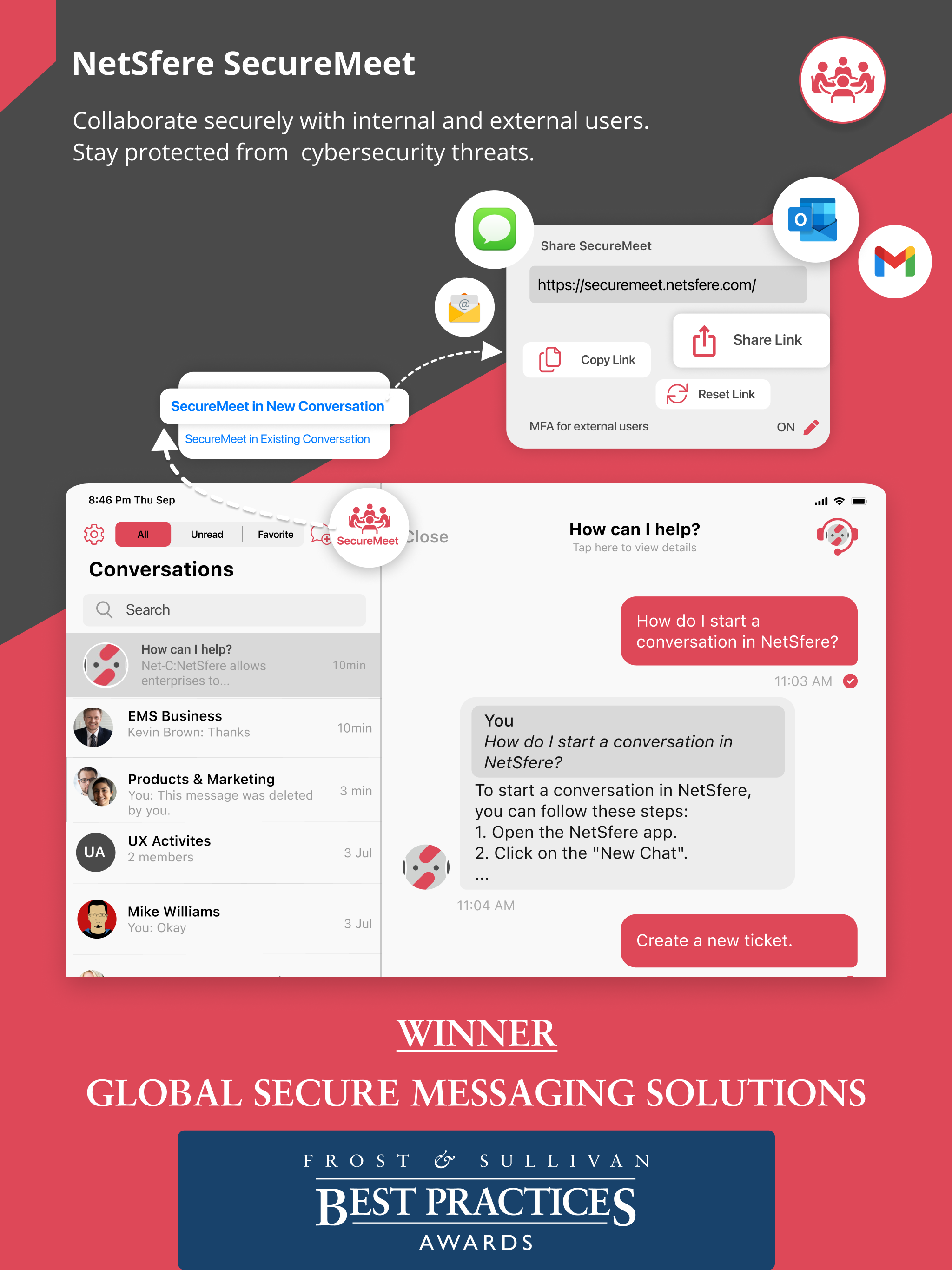 NetSfere Secure Messaging