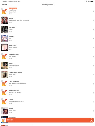 K rock iPad screenshot 3