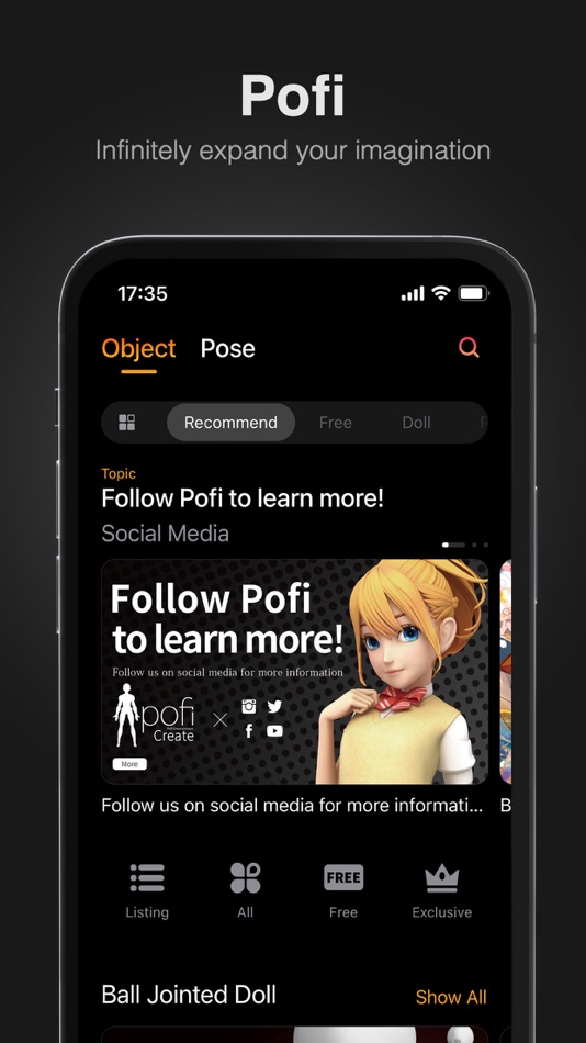 #1. Pofi Create - Art Pose & Paint (iOS) 由: Pofi Entertainment