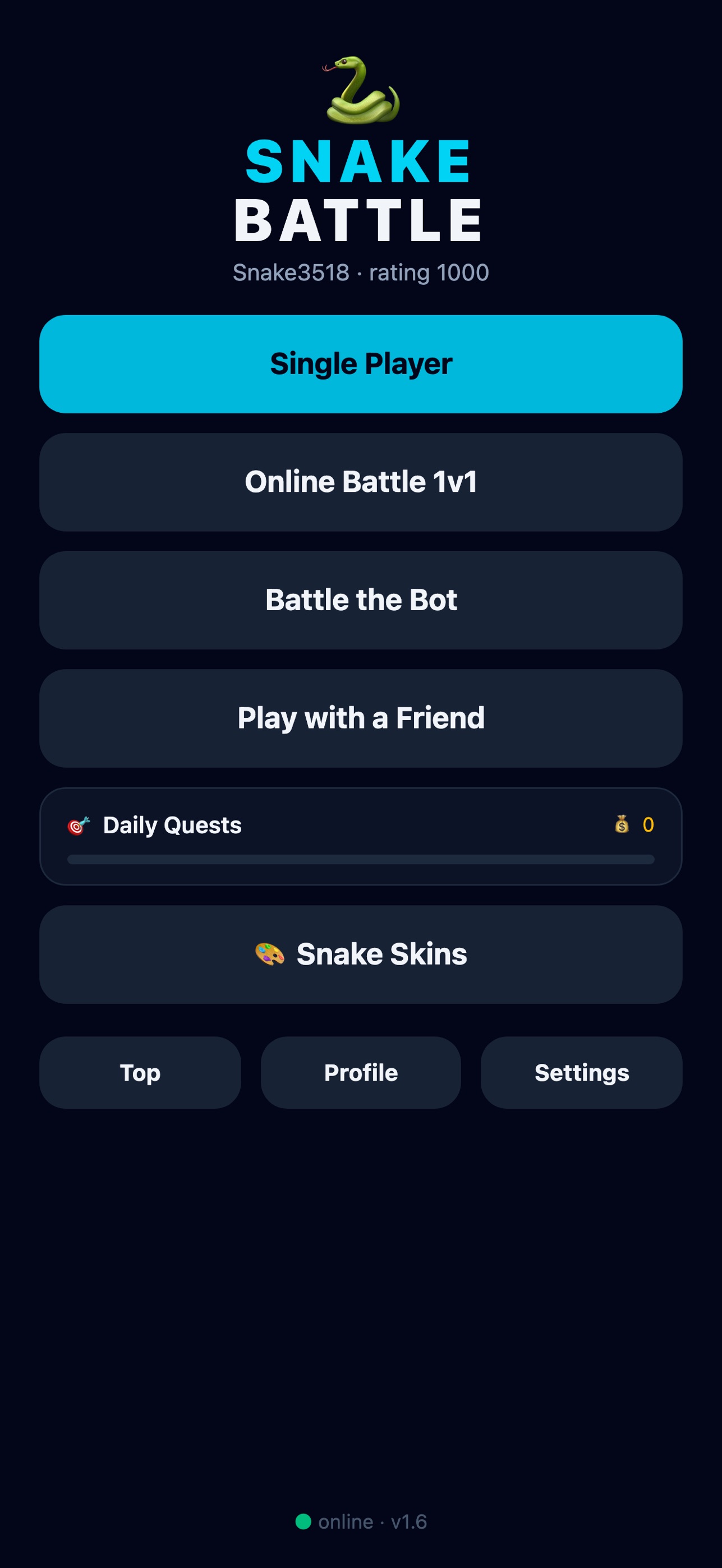 Screenshot 1 of Snake Battle Arena