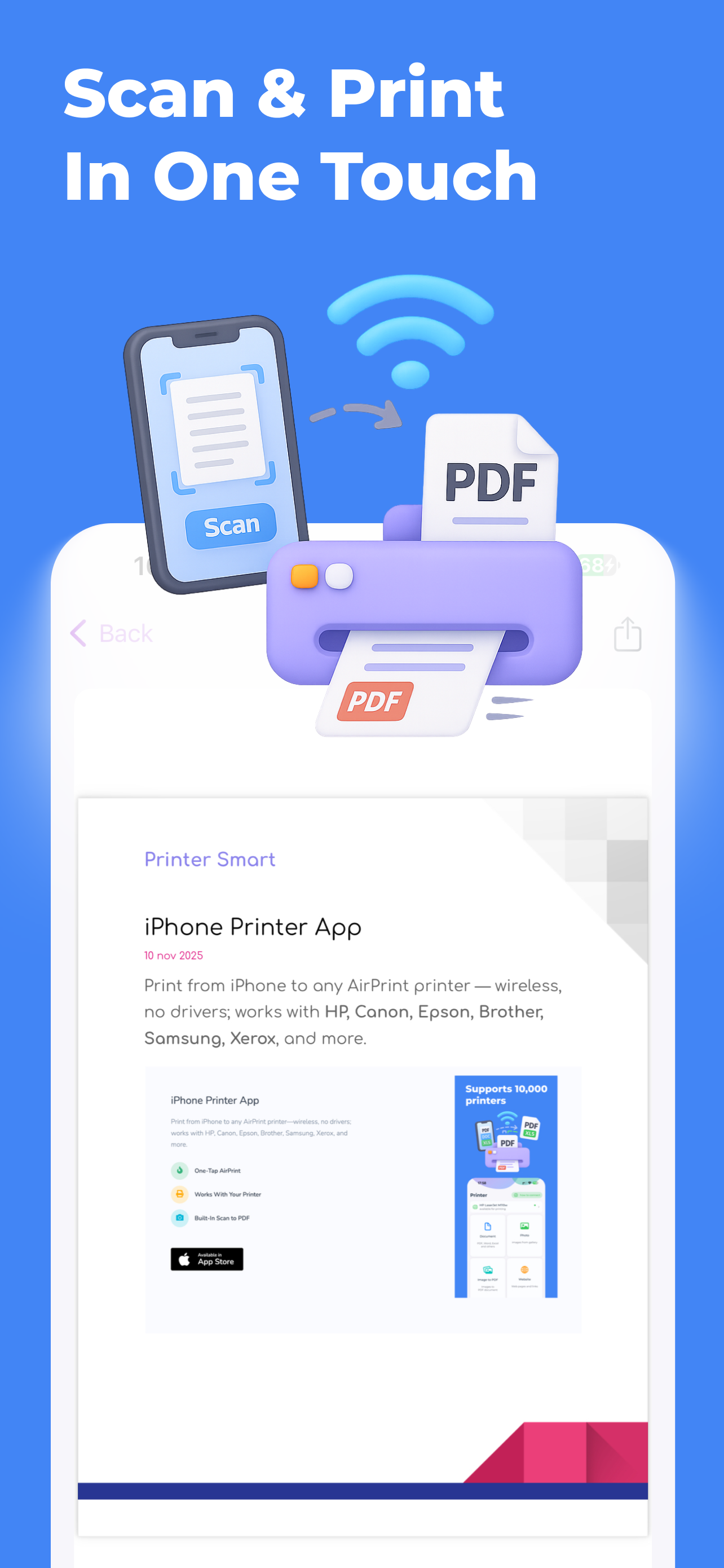 AirPrinterSmart - print app